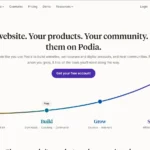 podia homepage