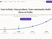 podia homepage