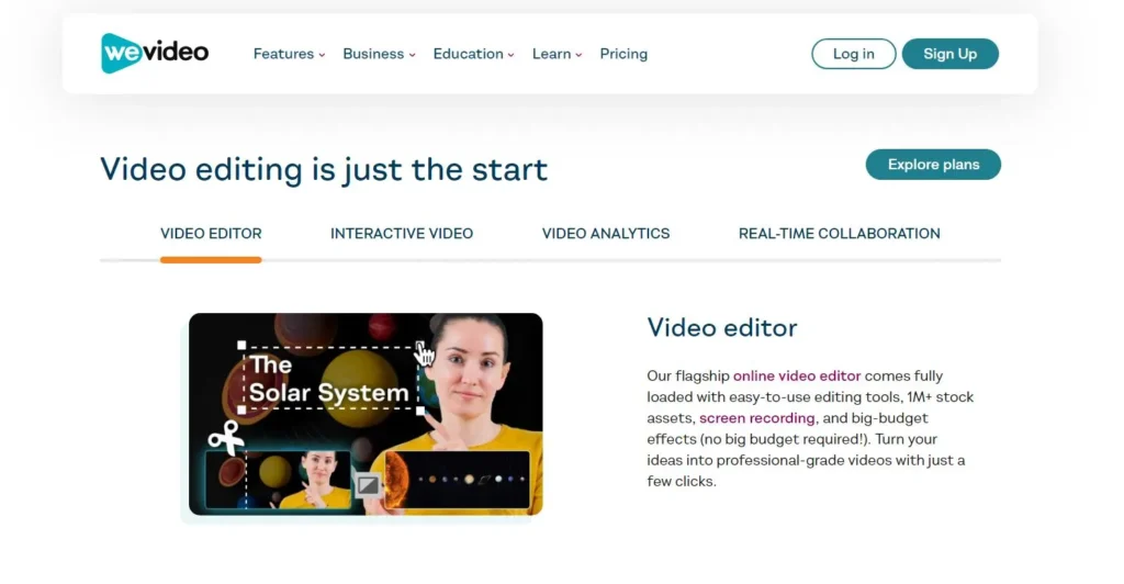 wevideo features